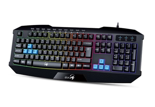 GENIUS GX GAMING Scorpion K215/ Herní drátová klávesnice/ podsvícená/ USB/ černá/ CZ+SK layout