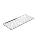 Miniatyrbillede 3 af 4: Wireless Keyboard A4TECH FBK25, Bluetooth & 2.4G, White, Smartphone Cradle