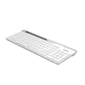 Miniatyrbillede 2 af 4: Wireless Keyboard A4TECH FBK25, Bluetooth & 2.4G, White, Smartphone Cradle
