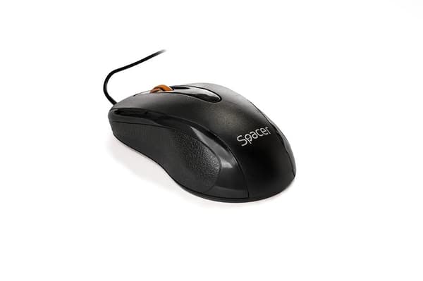 KIT wired SPACER USB, tastatura "SPKB-S62" + mouse optic "SPMO-F01", black, "SPDS-S6201" 45505412   (timbru verde 0.8 lei)