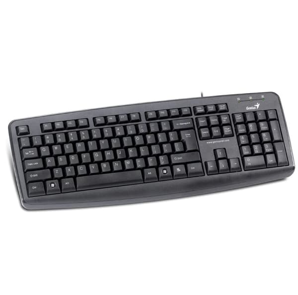TASTATURA GENIUS USB, 105 taste, negru, "KB-100X" "31310049400"  (timbru verde 0.8 lei)