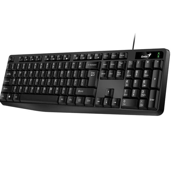 TASTATURA GENIUS USB, 104 taste, black, "KB-117" "31310016400"  (timbru verde 0.8 lei)