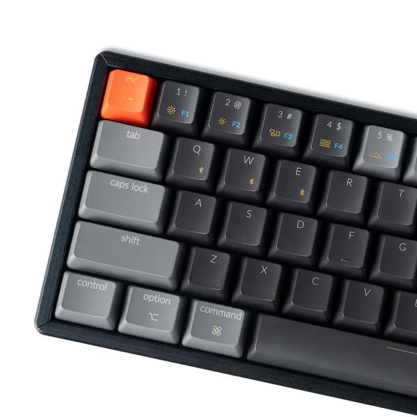Mechanical Keyboard Keychron K12 Hot-Swappable 60% Gateron Blue Switch White LED ABS