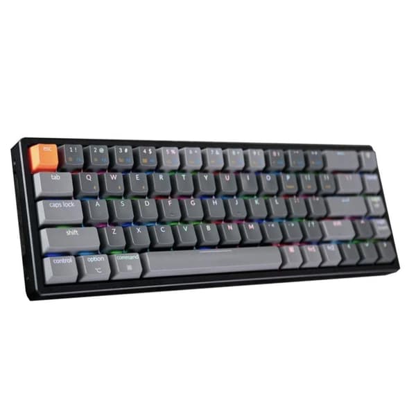 Mechanical Keyboard Keychron K6 Hot-Swappable 65% Gateron Blue Switch RGB LED ABS