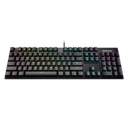GIGABYTE AORUS K1 keyboard Gaming USB QWERTY English Black