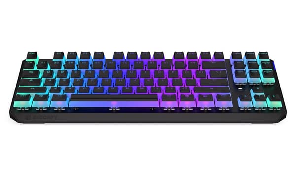 Endorfy herní klávesnice Thock TKL Wireless Red Pudding / RGB / red sw. / bezdrátová / mechanická / US layout / černá Sort