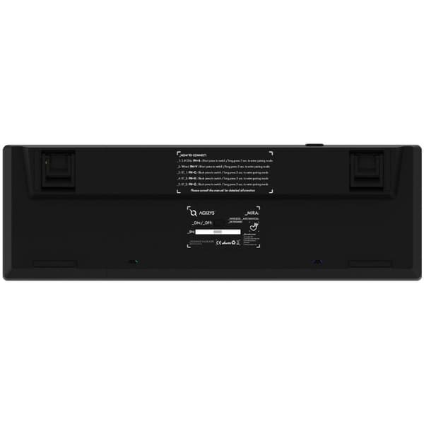 Tastatura AQIRYS Mira, wireless, neagra