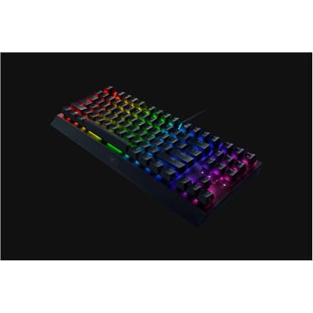 Razer | BlackWidow V3 Tenkeyless | Black | Gaming keyboard | Wired | RGB LED light | Cyrillic