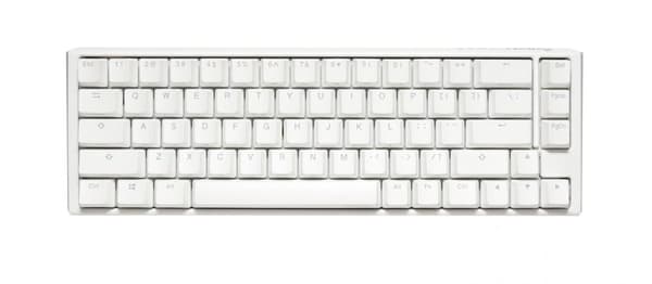 Mechanical Keyboard Ducky One 3 Pure White SF 65%, Hotswap Cherry MX Clear, RGB, PBT Keycaps