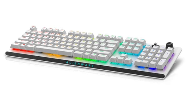 Dell Alienware Tri-Mode Wireless Gaming Keyboard - AW920K - US (QWERTY) - Lunar Light
