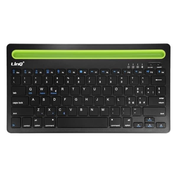 Trådlöst tangentbord - LinQ - QWERTY - Kompatibelt med iOS/Android/Windows - Uppladdningsbart USB-C - Plug and Play