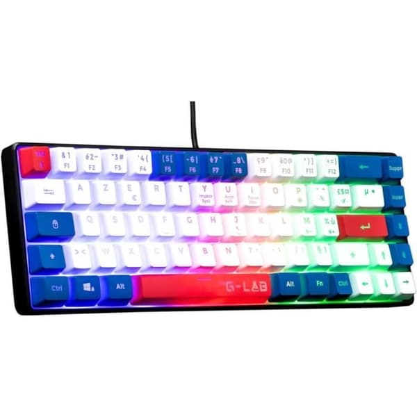 Speltangentbord - THE G-LAB - KEYZ-HYDRO-BWR/FR - 60 % membran 3 nyckelfärger Blå-Vit-Röd