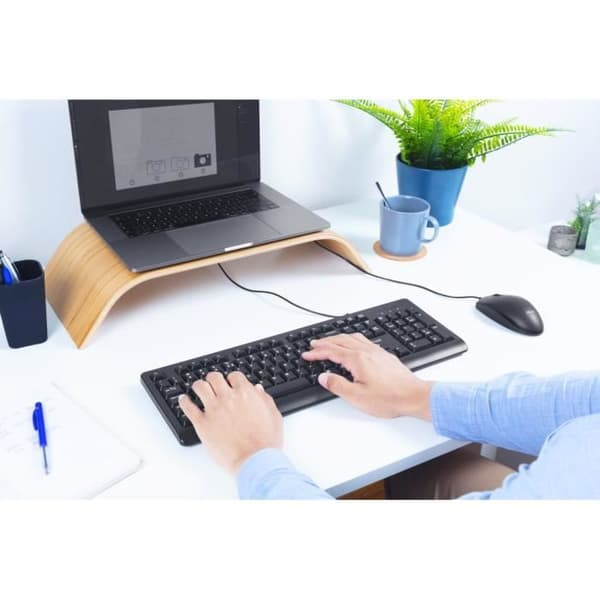 TRUST PRIMO TYSK USB TANGENTBORD SVART 23884