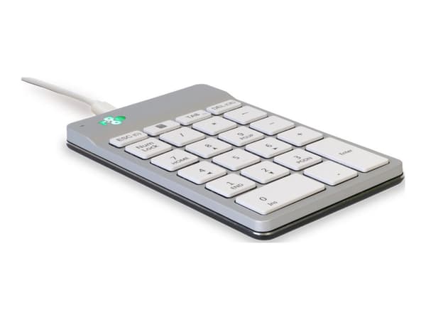 R-Go Numeric keyboard Compact break - Tastegruppe - USB, USB-C - hvit