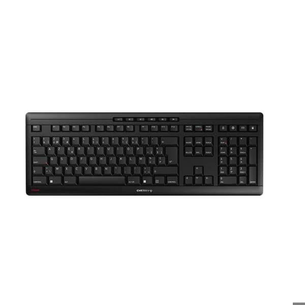 CHERRY STREAM TRÅDLÖST TANGENTBORD, BELGISK LAYOUT, SAN AZERTY TANGENTBORD Svart
