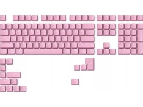 Glorious PC Gaming Race Doubleshot Keycaps V2, Tangentbordsknapp, Akrylnitrilbutadienstyren (ABS), Rosa