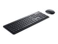 Miniatyrbild 5 av 5: Dell Wireless Keyboard and Mouse KM3322W - Sats med tangentbord och mus - trådlös - 2.4 GHz - QWERTY - ukrainska - svart
