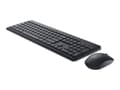 Miniatyrbild 1 av 5: Dell Wireless Keyboard and Mouse KM3322W - Sats med tangentbord och mus - trådlös - 2.4 GHz - QWERTY - ukrainska - svart