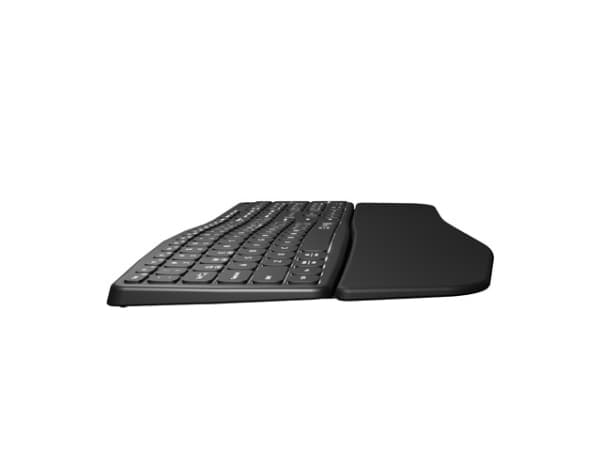 NATEC PORIFERA, Full størrelse (100 og), Trådløs, Bluetooth, Sakseformet tastebryter, QWERTY, Sort