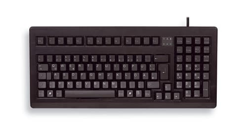 KEYBOARD BLACK USB/PS/2 ADAPTER/ Sort
