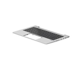 HP - Ersättningstangentbord för bärbar dator - bakgrundsbelyst - danska/norska/finska - med övre skydd - för EliteBook 650 G9 Notebook