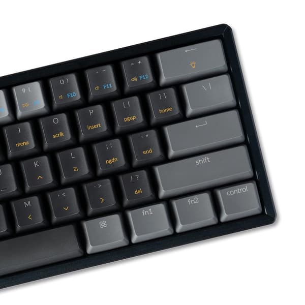 Mechanical Keyboard Keychron K12 Hot-Swappable Aluminum 60% Gateron Brown Switch RGB LED ABS