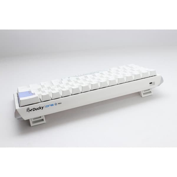 Ducky One 3 Mini 60% -mekanisk tangentbord med Cherry MX Silent Red-switchar, vit