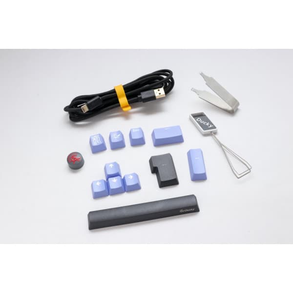 Ducky One 3 Mini 60% -mekaniskt tangentbord med Cherry MX Silver-Switch, svart