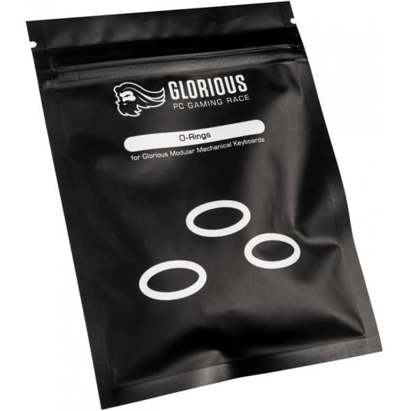 Glorious O-Ring Key Dampener 70A -dämparringssats, tjock, 120 st