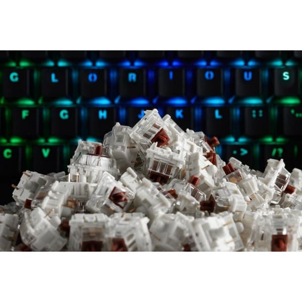 Glorious Gateron Brownafbrydere, 120 stk