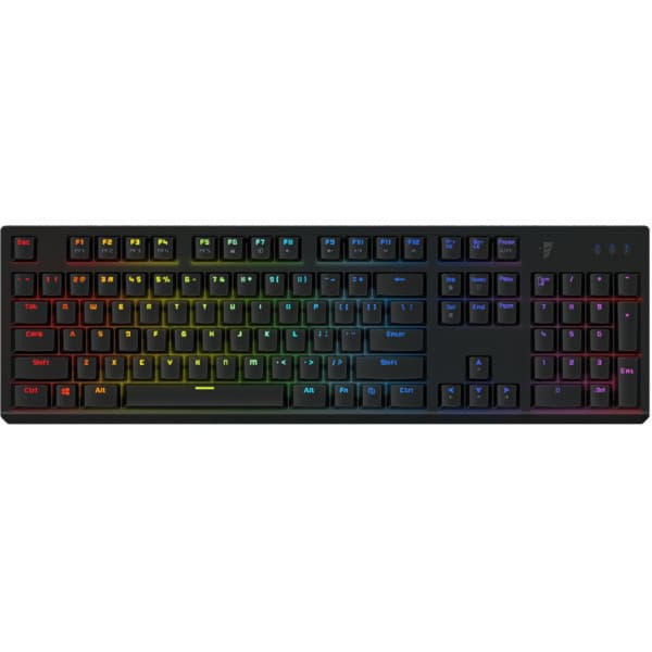 Tesoro GRAM Spectrum -speltangentbord, AGILE Blue-switchar, multifärgade LED-lampor