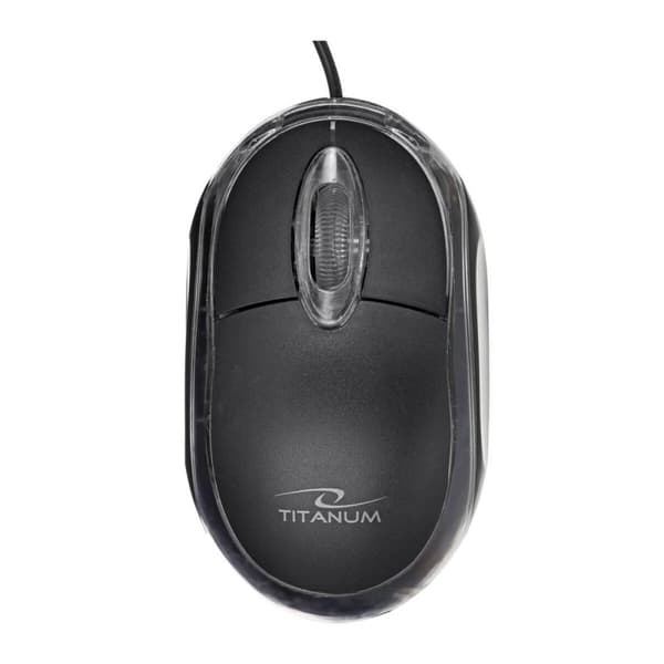 Tastatur og mus Titanum TK106 Hvid Sort