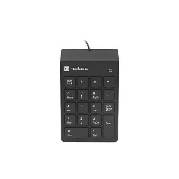 Numerisk tastatur Natec NKL-2022 Sort Sort