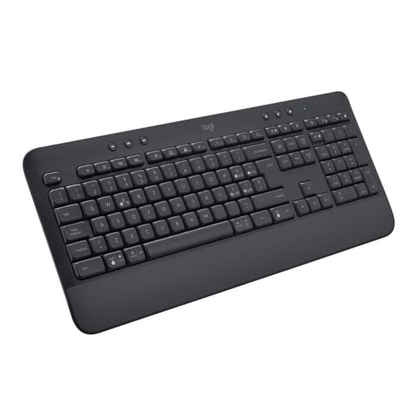 Trådlöst tangentbord - Logitech - Signature K650 - Ergonomisk - Italiensk QWERTY - Integrerat handledsstöd