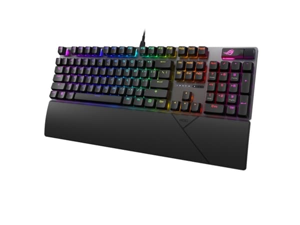 ASUS ROG Strix Scope II RX - Tastatur - 100% - full size - backlit - tastsvitsj: ROG RX RED optisk mekanisk - svart