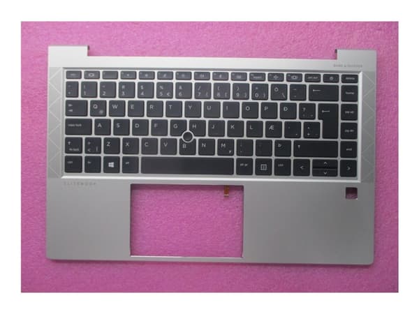 HP - Erstatningstastatur for bærbar PC - med pekepinne, ClickPad - bakbelysning - QWERTY - Islandsk - med toppdeksel - for EliteBook 840 G7 Notebook,