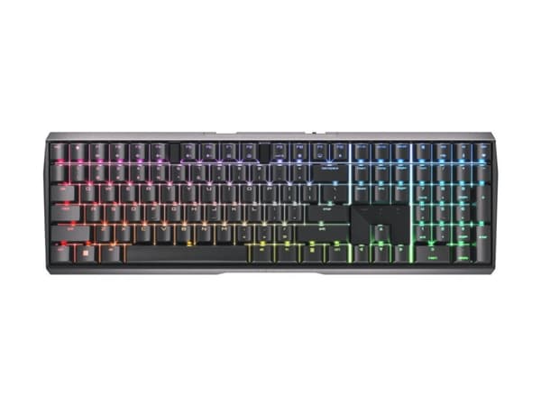CHERRY MX 3.0S Wireless RGB, RF Wireless + Bluetooth, Mekaaninen, QWERTY, RGB LED, Musta