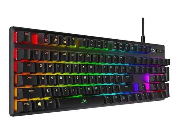 HYPERX ALLOY ORIGINS PBT, HX RED - MECHANICAL KEYBOARD (NORDIC)