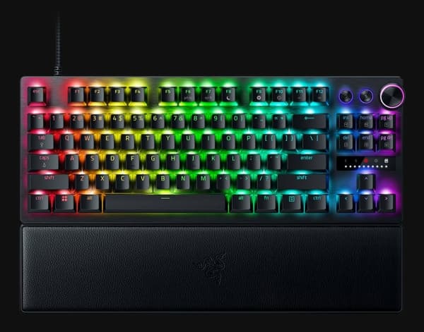 Razer Huntsman V3 Pro Tenkeyless - NO, Wired, USB, Optical key switch, QWERTY, RGB LED, Black musta