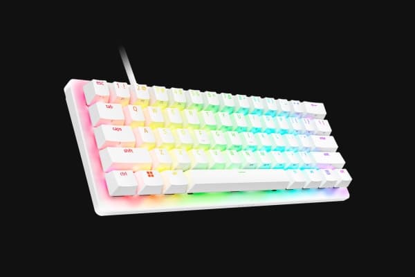 Razer Huntsman V3 Pro - Tastatur - 100% - full size - bakgrunnsbelyst - USB - QWERTY - USA - tastsvitsj: Razer Analog Optical Switches (Gen-2)
