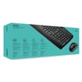 Miniatyrbild 8 av 8: Tangentbord och Mus Logitech Wireless Combo MK330 Svart Qwerty US