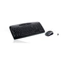 Miniatyrbild 2 av 8: Tangentbord och Mus Logitech Wireless Combo MK330 Svart Qwerty US