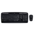Miniatyrbild 1 av 8: Tangentbord och Mus Logitech Wireless Combo MK330 Svart Qwerty US