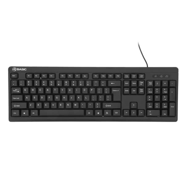 Tellur Basic Wired Keyboard, US, USB, Black