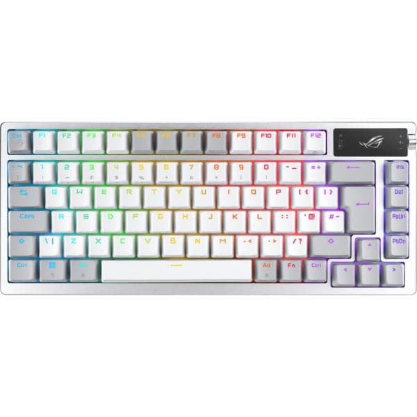 Asus ROG Azoth -pelinäppäimistö, valkoinen