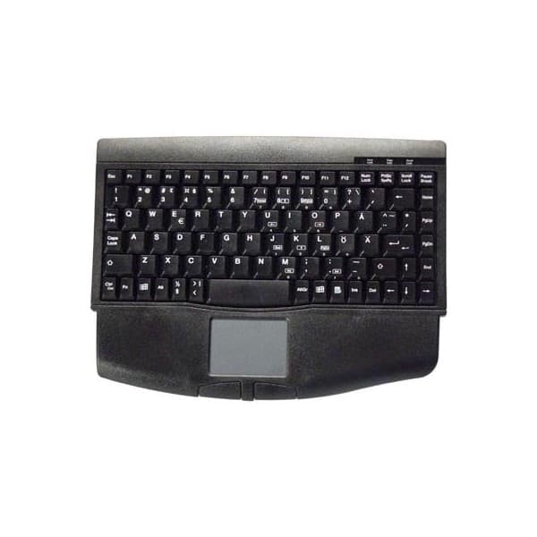 Fuj:tech minitangentbord med TouchPad, svart, USB