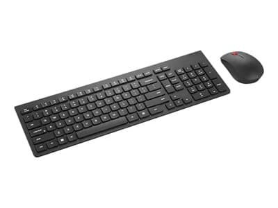 Lenovo Essential Wireless Combo Gen 2 - Sats med tangentbord och mus - trådlös - 2.4 GHz - Nordisk - svart - brun låda - CRU
