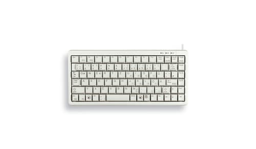 CHERRY G84-4100 COMPACT/KEYBOARD FRENCH LAYOUT WHITE Harmaa