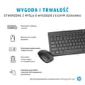 Miniatyrbild 6 av 6: Tangentbord och Mus HP 3L1F0AA Azerty Franska Vit Svart