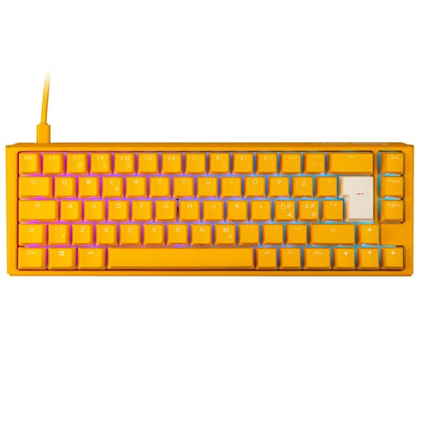 Ducky One 3 - Yellow Ducky - SF 65% - Cherry Brown - RGB
